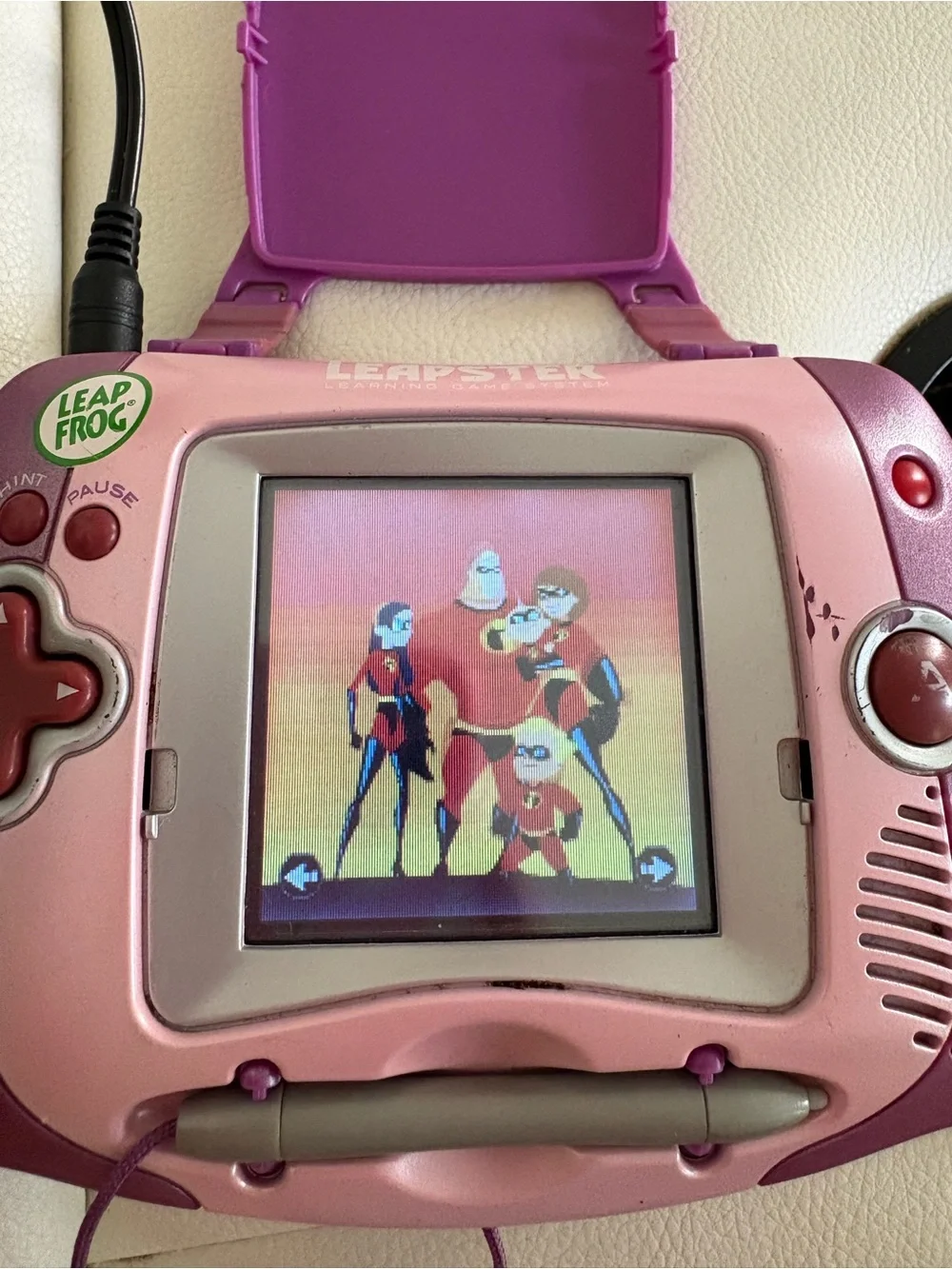 Leapfrog Leapster Multimedia Learning System 7 Games Case Leap Frog Handheld Lot